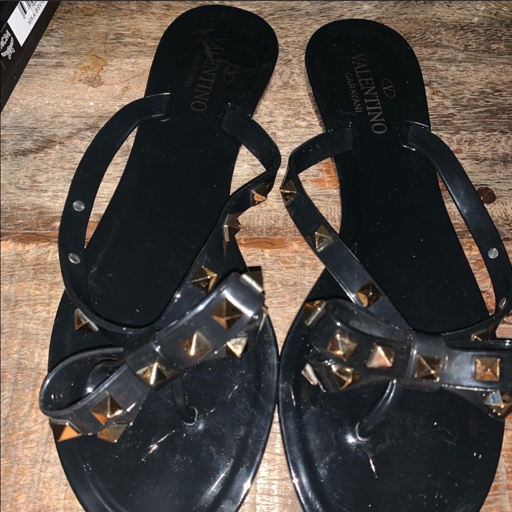 Valentino rockstud flipflops